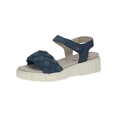 Abbildung von Caprice Keilsandalette, Damen, Größe: 38, Ocean nubuc Schuhe