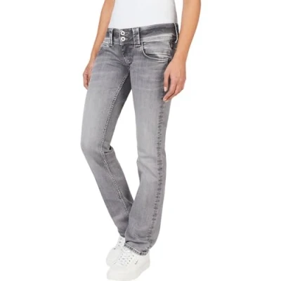 Abbildung von Pepe Jeans Slim Fit, Damen, Größe: 26x32, Grey denim