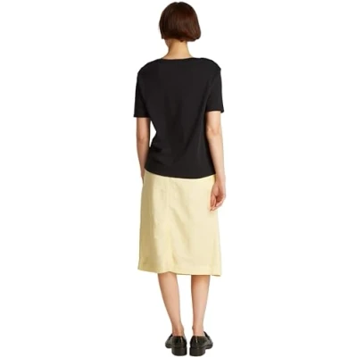 Abbildung von Tommy Hilfiger Stripe Tshirt basic, Damen, Größe: XL, Black