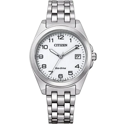 Abbildung von CITIZEN Herren Analog Quarz Uhr mit Edelstahl Armband EO1210 83A