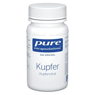 Abbildung von Pure Encapsulations Kupfer Kupfercitrat Kapseln