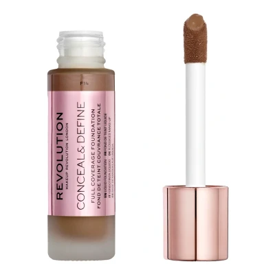 Abbildung von Makeup Revolution Conceal &amp; Define Foundation Foundation, Damen, Größe: 23 ml, F14