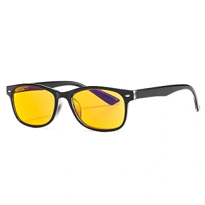 Abbildung von Suertree blaulicht Brille 95% Anti Lesebrille Gelbe UV Schutz Computerbrille Game für PC 3.0X BM163