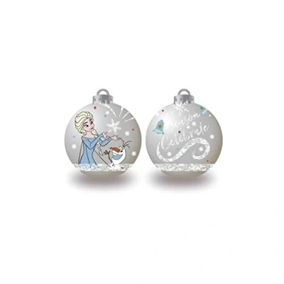 Abbildung von Die Eiskönigin Christbaumkugeln 10er Pack, Silbern