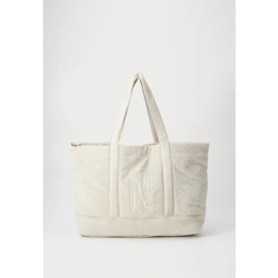 Abbildung von Marc O&#039;Polo TOTE BAG Shoulder Straps Embroidery AT Center Front WITH Pocket Shopping Bag, Damen, Größe: One Size, Silky stone