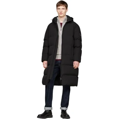Abbildung von Tommy Hilfiger Parka Daunenmantel, Herren, Größe: Large, Black