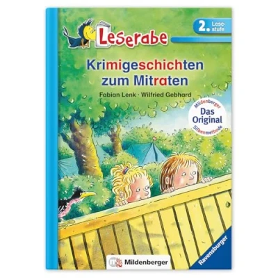 Abbildung von Leserabe Krimigeschichten zum Mitraten Kinderbuch Lesenlernen mit Silbentrenner Lesestufe 2 spannende Geschichten für Grundschulkinder Festeinband, 17,5 x 24 cm 44 Seiten