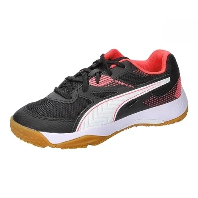 Abbildung von Puma Solarflash JR II Unisex Handballschuh für Kinder, Größe: 37.5, Black/fire orchid/white Schuhe