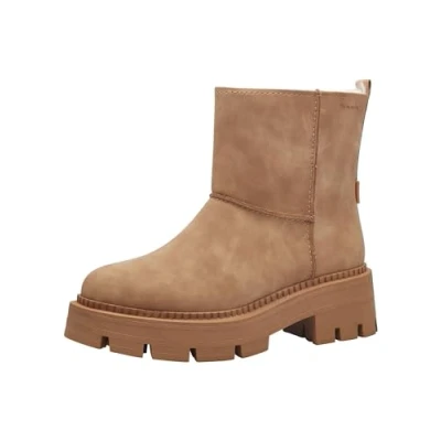 Abbildung von Tamaris Plateaustiefelette, Damen, Größe: 38, Camel Schuhe
