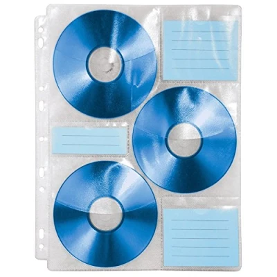 Abbildung von Hama CD Hülle »CD Index Hüllen für DIN A4 Format, 10 je 6 CDs Ordner«
