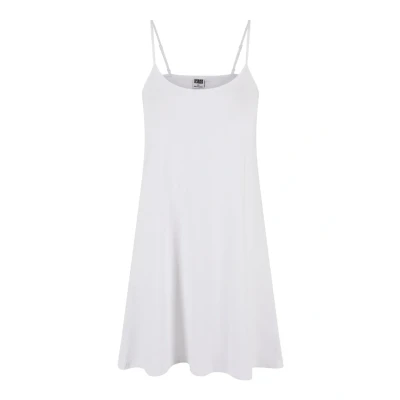 Abbildung von Urban Classics Stretch Hanger Jerseykleid, Damen, Größe: Large, White