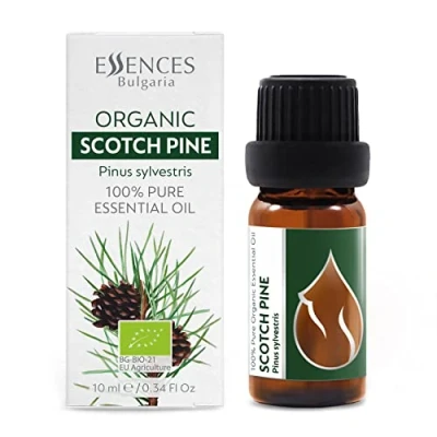 Abbildung von Essences Bulgaria BIO Ätherisches Waldkiefer Öl 10ml Pinus sylvestris 100% Naturrein Unverdünnt zertifiziert Spitzenqualität aus Familienbetrieb Ohne Gentechnik Vegan