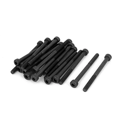 Abbildung von sourcingmap® 20Stk. M4 x 50mm 12,9 Legiert Stahl Sechskantsockel Kopf Kappe Schraube Bolzen de