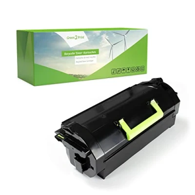 Abbildung von Green2Print Toner schwarz 45000 Seiten ersetzt Lexmark 52D0XA0, 522XA, 52D2X00, 522X, 52D2X0E, 522XE passend für MS711DN, MS811N, MS811DN, MS811DTN, MS812DN, MS812DE, MS812DTN