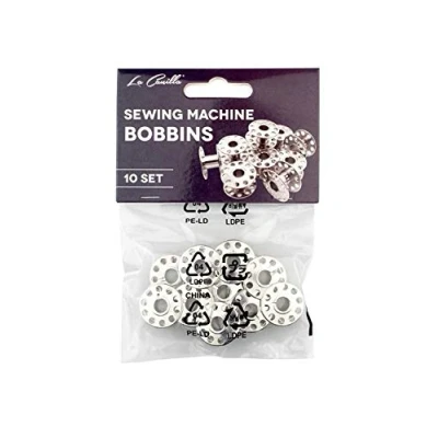 Abbildung von La Canilla ® Kompatibel mit Brother Spulen Nähmaschine Packung 10 Singer, Janome, AEG, W6, Medion, Privileg und viele weitere Modelle