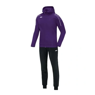 Abbildung von JAKO Trainingsanzug Kinder Polyester Classico mit Kapuze Lila Gr. 164 Jogginganzug 2 teilig für Sport und Alltag, Jogginghose &amp; Trainingsjacke