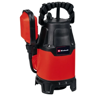 Abbildung von Einhell Schmutzwasserpumpe GC DP 3325 (330 W, 9.500 L/h Förderleistung, max. 6 m Förderhöhe, Ø 25 mm Fremdkörper, thermischer Überlastschutz, inkl. Universalanschluss)
