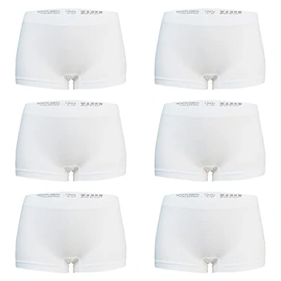 Abbildung von Libella Unterhosen Boxershorts Damen Seamless Slips Nahtlose Unterwäsche Shorts Hotpants Nahtlos Shorty 6er Pack BW 2XL/3XL