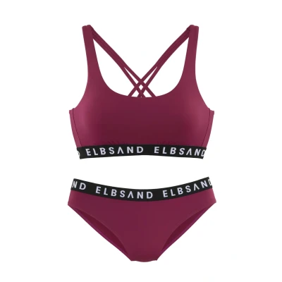 Abbildung von Elbsand SET Bikini, Damen, Größe: 38xA/B, Beere