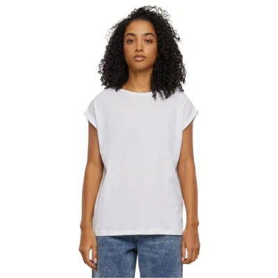 Abbildung von Urban Classics Extended Shoulder Tshirt basic, Damen, Größe: XL, White