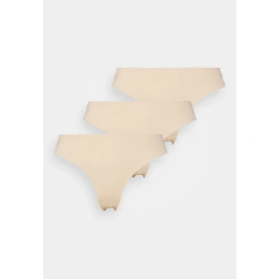 Abbildung von Pieces Brazil 3PACK Slip, Damen, Größe: XL, Beige