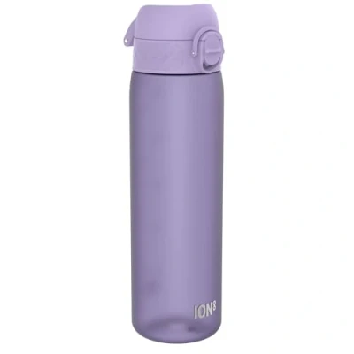 Abbildung von Ion8 Trinkflasche, 500 ml, Auslaufsicher, Einhandöffnung, Sichere Verriegelung, Spülmaschinenfest, BPA frei, Tragegriff, Klappdeckel, Leicht zu Reinigen, Klimaneutral, Helles Lila