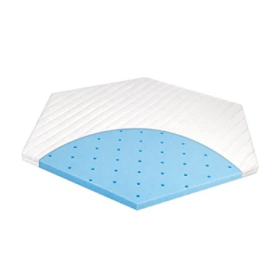 Abbildung von Julius Zöllner 7130600000 Laufgittermatratze, Activity Premium, Größe 97 x 112 cm, weiß, 6eckig