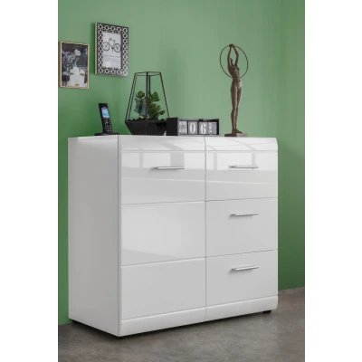 Abbildung von Germania 3581 84 GW Adana Kommode, Holz, weiß, 40 x 96 86 cm