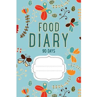 Abbildung von FOOD DIARY 90 Days: Daily Weight Loss &amp; Activity Journal (Blue)