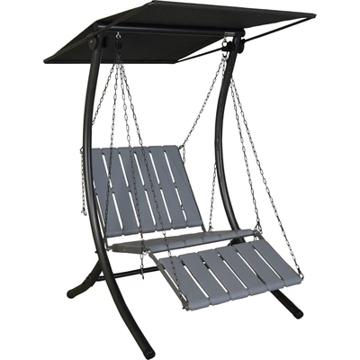 Abbildung von Angerer Freizeitmöbel Hollywoodschaukel »Luxus Smart coffee«, BxTxH: 100x145x160 cm