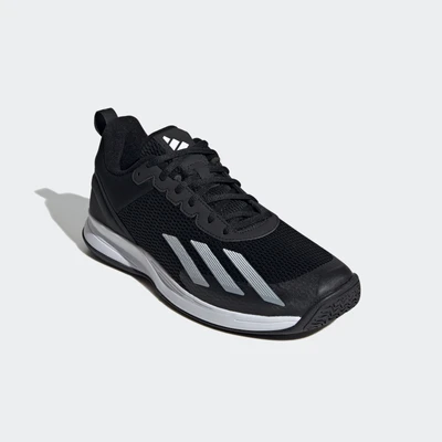 Abbildung von adidas Performance Courtflash Speed Multicourt Tennisschuh, Herren, Größe: 45 1/3, Core black/footwear white Schuhe