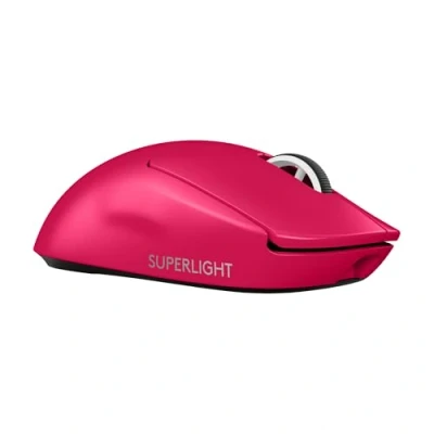 Abbildung von Logitech G PRO X SUPERLIGHT 2 LIGHTSPEED Kabellose Gaming Maus, Lightweight, LIGHTFORCE Hybrid Schalter, HERO Sensor, 44K DPI, 5 programmierbare Tasten, USB C, PC &amp; Mac Rosa