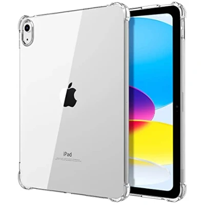 Abbildung von TiMOVO Hülle Kompatibel mit iPad 10 Generation 10,9 Zoll 2022, Hülle, Schlanke Leichte TPU Schutzhülle Erhöhtem Rand &amp; Durchsichtiger Rückseite für Gen, Transparent