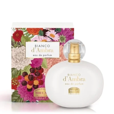 Abbildung von Helan, Ambre Blanc Damenduft mit würzigen und sinnlichen Noten, Iris Farn, leichter Moschusduft für Frauen Weihrauch, hält 4 5 Stunden, Made in Italy, 100 ml