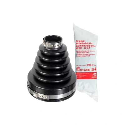 Abbildung von FEBI BILSTEIN 180198 Achsmanschette getriebeseitig, Vorderachse thermoplastische Polyester Elastomere