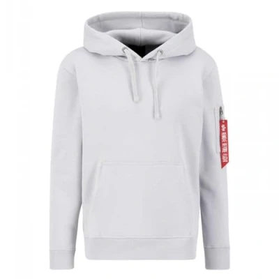 Abbildung von Alpha Industries AIR Force Hoody Sweatshirt, Herren, Größe: XL, Pastel grey