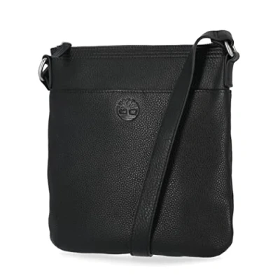 Abbildung von Timberland Damen Umhängetasche aus Leder, Schwarz