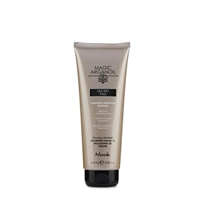 Abbildung von NOOK SECRET PAK MASCHERA SETIFICANTE IDRATANTE ARGAN OIL KERATIN 250ML