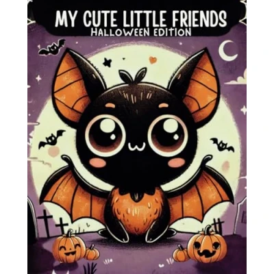 Abbildung von My Cute Little Friends Coloring Book Halloween Edition: Animal for Kids Ages 3 and Up Fun Easy Toddlers Preschoolers