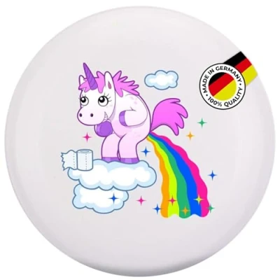 Abbildung von eurodisc 175g Ultimate Bio Kunststoff Einhorn Frisbee Unicorn Clouds Weiss