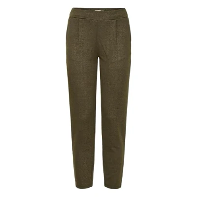 Abbildung von ICHI Stoffhose, Damen, Größe: Small, Black lizard herringbone