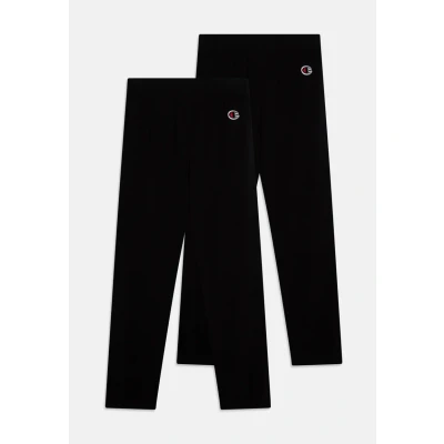 Abbildung von Champion Icons Unisex 2 PACK Leggings Hosen für Kinder, Größe: 162/167, New black