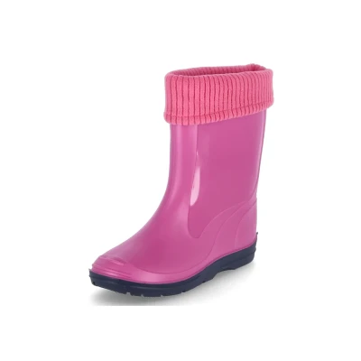 Abbildung von Beck Warmfutter Basic Gummistiefel für Kinder, Größe: 35, Pink Schuhe