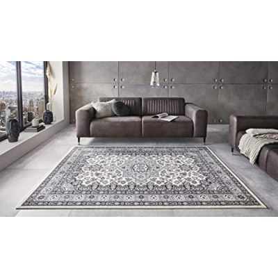 Abbildung von NOURISTAN Teppich »Parun Täbriz«, rechteckig, 9 mm Höhe, Kurzflor, Orient, Läufer, Vintage, Esszimmer, Wohnzimmer, Flur