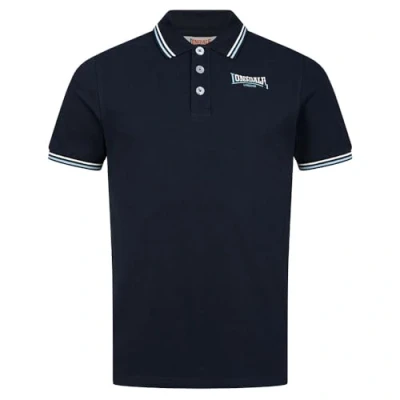 Abbildung von Lonsdale Herren Poloshirt Normale Passform Eastleigh, Navy/Ice/Off White, 3XL