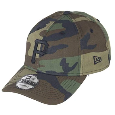 Abbildung von New Era Pittsburgh Pirates 9forty Adjustable Snapback Cap MLB Essential Camo Camouflage/Black One Size