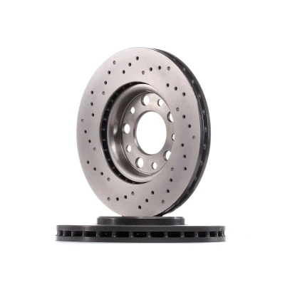 Abbildung von BREMBO XTRA LINE 09.A721.1X Bremsscheibe 281 26 5 gelocht/innenbel. beschichtet hochgekohlt ALFA ROMEO: Giulietta Hatchback, Van, FIAT: 500X