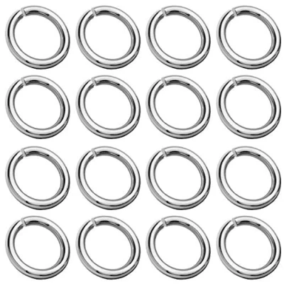 Abbildung von My Bead 20 Stück Binderinge Biegeringe offen Ø 4mm 925 Sterling Silber für Schmuckherstellung basteln Juweliers Qualität