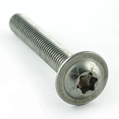 Abbildung von Eisenwaren2000 M6 x 120 mm Linsenkopfschrauben mit Innensechsrund TX und Flansch (10 Stück) ISO 7380 Linsenkopf Schrauben Flachkopf Bund Gewindeschrauben Edelstahl A2 V2A rostfrei