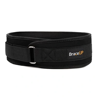 Abbildung von BraceUP Gewichthebergürtel Herren Damen 10cm Lifting Belt, Gym Gürtel, Powerlifting Belt (S)